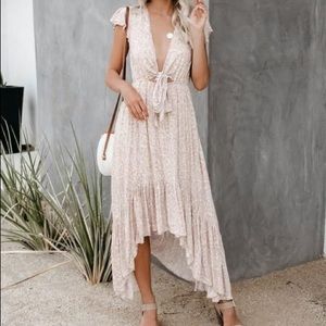 VICI high low midi dress